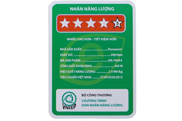 Máy giặt Panasonic 9 kg NA-F90A4GRV Màu Xám