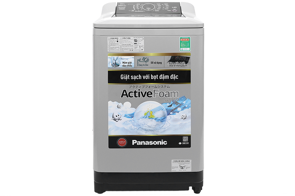 Máy giặt Panasonic 9 kg NA-F90A4GRV Màu Xám