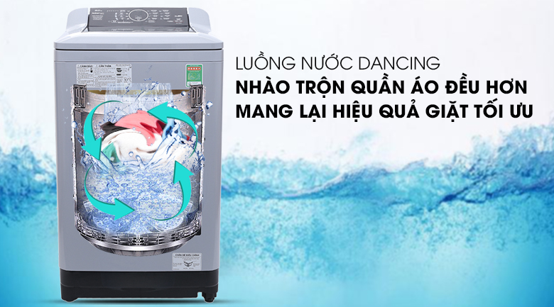 Dòng nước Dancing - Máy giặt Panasonic 9 kg NA-F90A4GRV