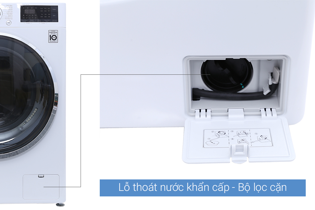 Máy giặt LG Inverter 8.5 kg FC1485S2W - 8