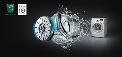 Công nghệ Inverter truyền động trực tiếp êm ái, tiết kiệm điện năng