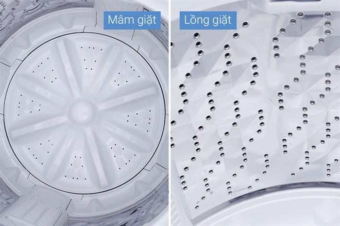 Máy giặt Panasonic 9 kg NA-F90A4HRV Màu Xám nhạt