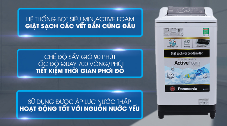 Máy giặt Panasonic 10 kg NA-F100A4GRV - 2