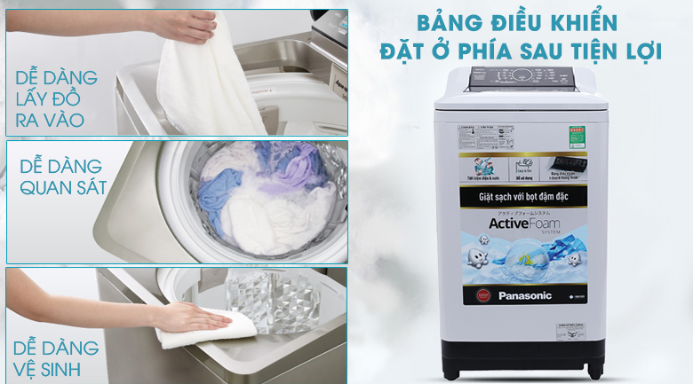 Máy giặt Panasonic 10 kg NA-F100A4GRV - 15