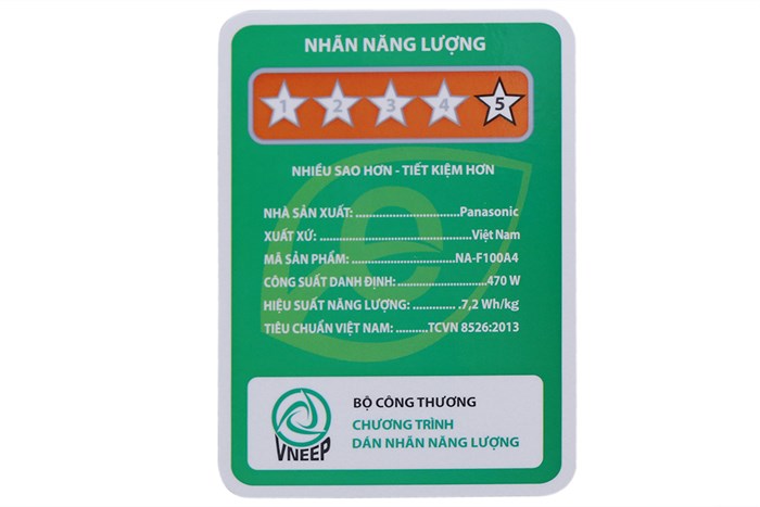 Máy giặt Panasonic 10 kg NA-F100A4GRV Màu Xám