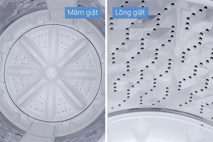 Máy giặt Panasonic 10 kg NA-F100A4GRV Màu Xám