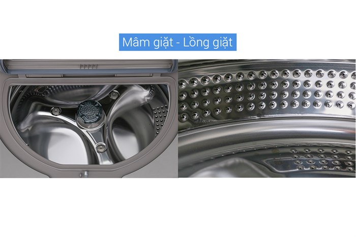 Máy giặt LG TWINWash Mini 3.5 kg T2735NWLV Màu Đen - Xám