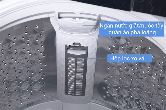 Máy giặt Toshiba Inverter 14 kg AW-DG1500WV (KK) Màu Đen - Xám