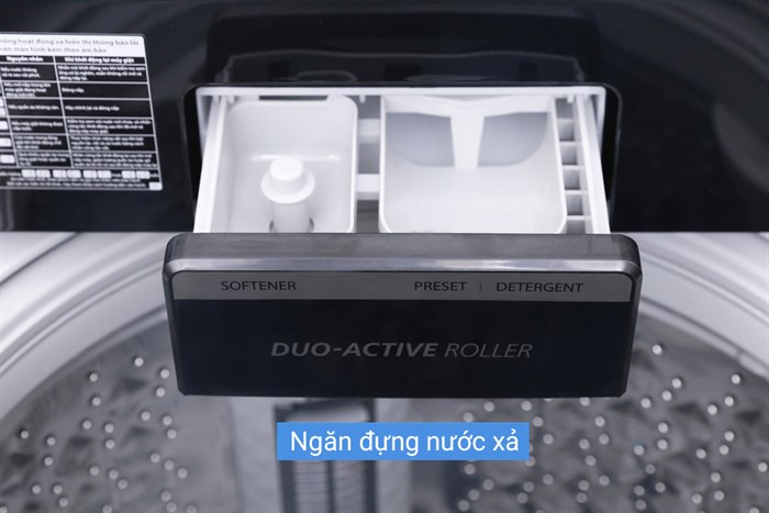 Máy giặt Toshiba Inverter 14 kg AW-DG1500WV (KK) Màu Đen - Xám