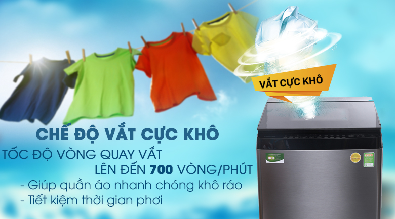 Máy giặt Toshiba Inverter 15 kg AW-DG1600WV (SK)