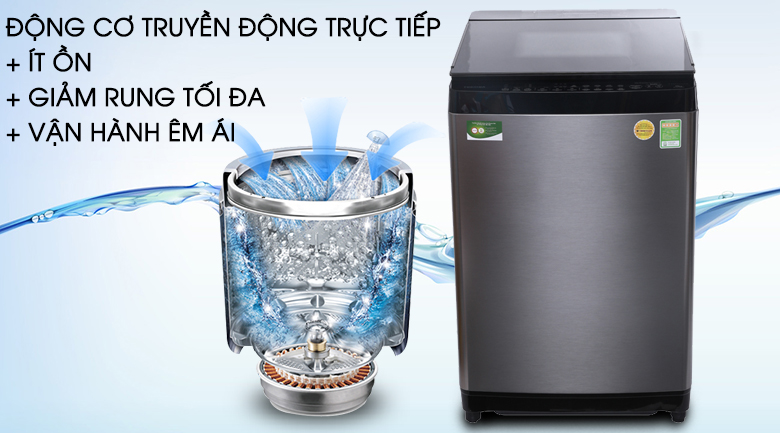 Máy giặt Toshiba Inverter 15 kg AW-DG1600WV (SK)