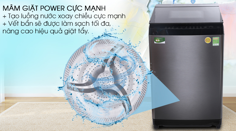 Máy giặt Toshiba Inverter 15 kg AW-DG1600WV (SK)