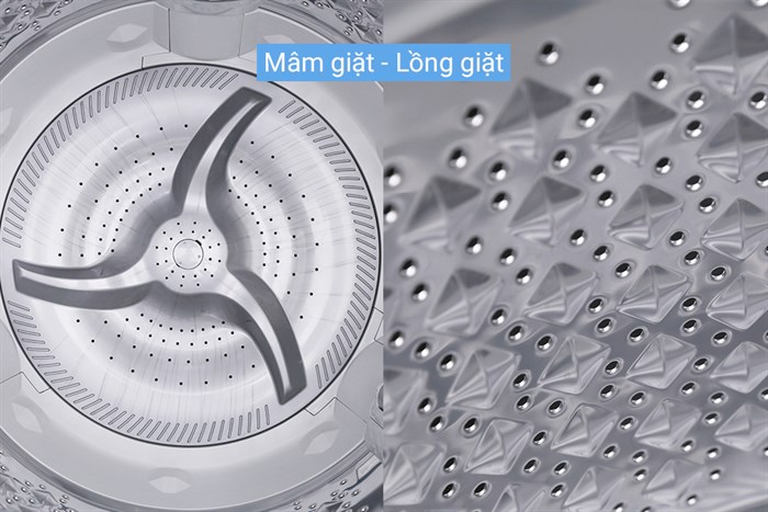 Máy giặt Toshiba Inverter 15 kg AW-DG1600WV (SK) Màu Đen - Xám