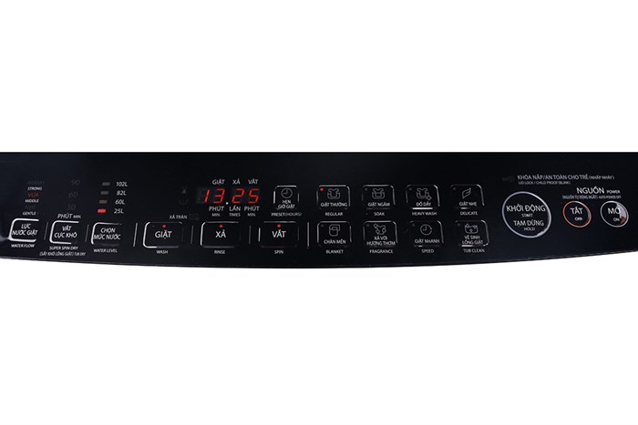 Máy giặt Toshiba Inverter 15 kg AW-DG1600WV (SK) Màu Đen - Xám