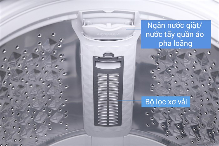 Máy giặt Toshiba Inverter 15 kg AW-DG1600WV (SK) Màu Đen - Xám