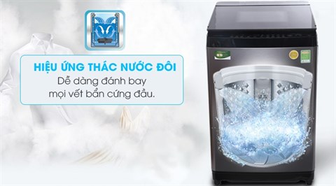 Hiệu ứng thác nước đôi hòa tan bột giặt hiệu quả