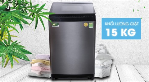 Thiết kế hiện đại, đẳng cấp cho không gian nôi thất cùng với khối lượng giặt 15kg cho gia đình đông người