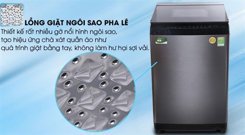 Lồng giặt ngôi sao pha lê độc đáo