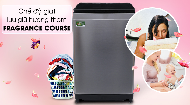 Fragrance Course - Máy giặt Toshiba Inverter 16 kg AW-DUG1700WV (SS)