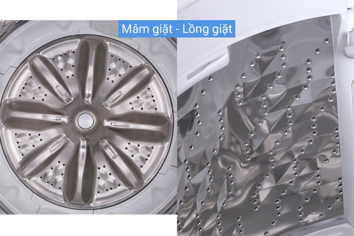 Máy giặt Panasonic 10 kg NA-F100V5LRV Màu Bạc