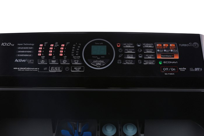 Máy giặt Panasonic 10 kg NA-F100V5LRV Màu Bạc