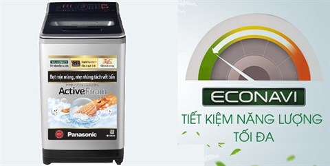 Tiết kiệm thông minh Econavi - Máy giặt Panasonic 10 kg NA-F100V5LRV