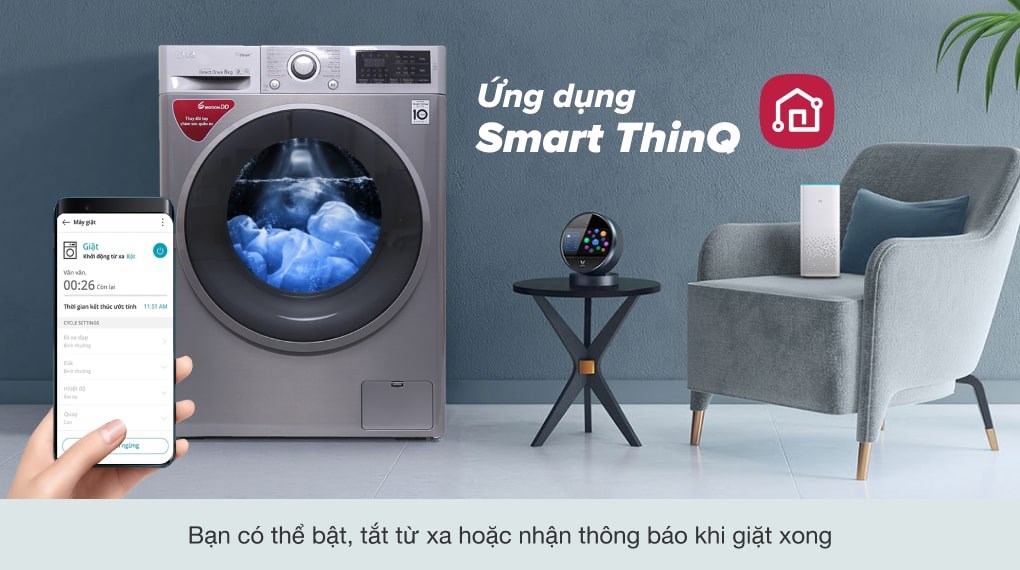 Máy giặt LG Inverter 8 kg FC1408S3E