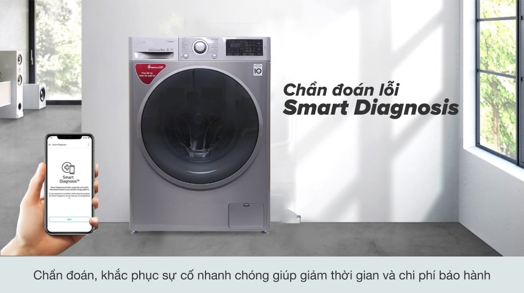 Máy giặt LG Inverter 8 kg FC1408S3E