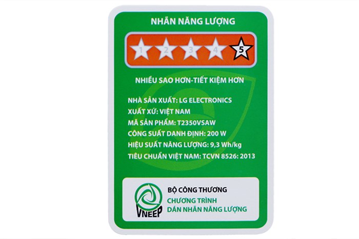 Máy giặt LG Inverter 10.5 kg T2350VSAW