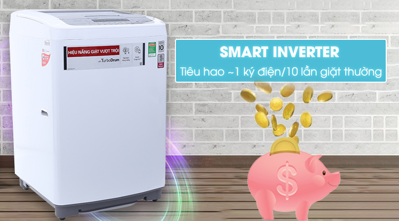 Máy giặt LG Inverter 8.5 kg T2385VSPW