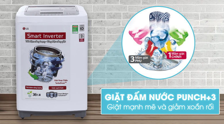 Máy giặt LG 8.5 kg T2385VSPM