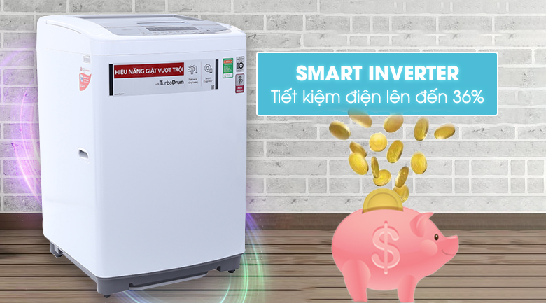 Máy giặt LG Inverter 9.5 kg T2395VSPW