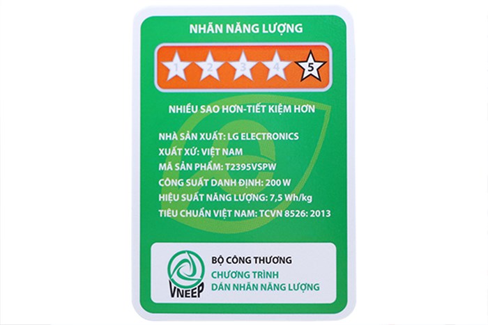 Máy giặt LG Inverter 9.5 kg T2395VSPW