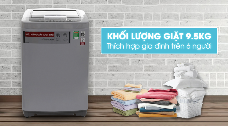 thiết kế máy giặt LG inverter T2395VSPM