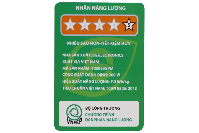 Máy giặt LG Inverter 9.5 kg T2395VSPM