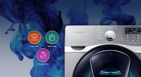 Auto Dispense - Máy giặt Samsung Add Wash Inverter 17 kg WD17J7825KP/SV