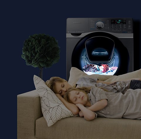 Hạn chế tiếng ồn - Máy giặt Samsung Add Wash Inverter 17 kg WD17J7825KP/SV