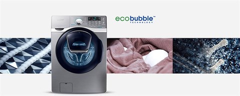 Eco Bubble - Máy giặt Samsung Add Wash Inverter 17 kg WD17J7825KP/SV