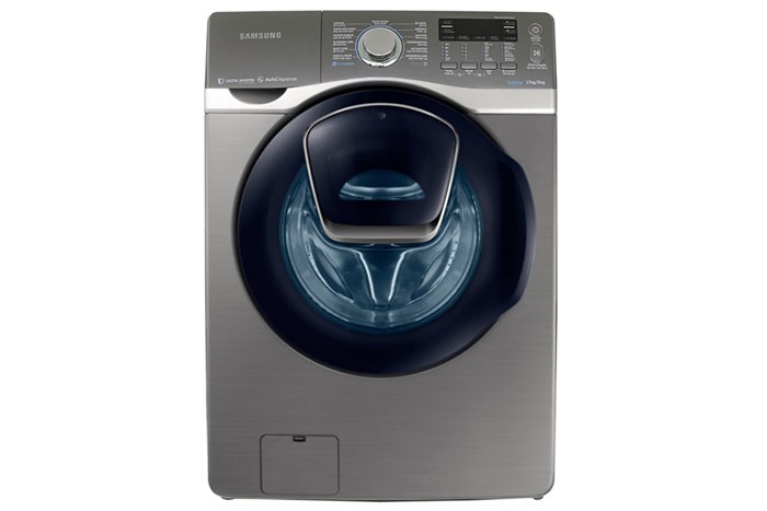 Máy giặt Samsung Add Wash Inverter 17 kg WD17J7825KP/SV Màu Xám