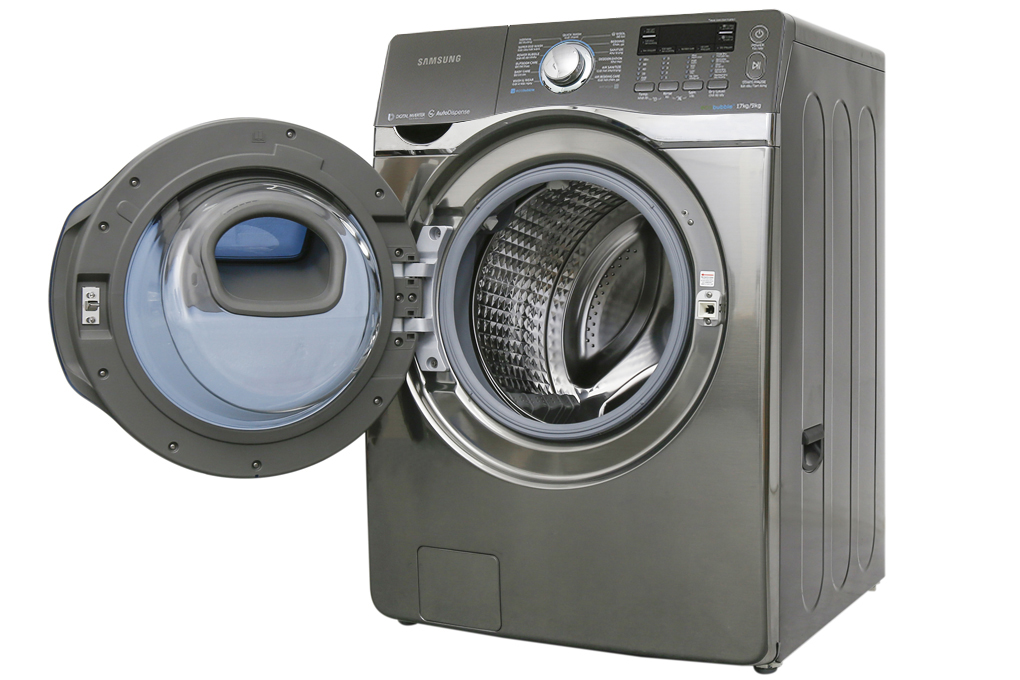 Máy giặt Samsung Add Wash Inverter 17 kg WD17J7825KP/SV Màu Xám