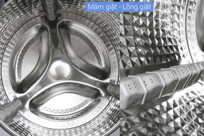 Máy giặt Samsung Add Wash Inverter 17 kg WD17J7825KP/SV Màu Xám