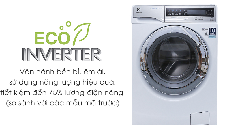 Công nghệ Eco Inverter - Máy giặt sấy Electrolux inverter 11 kg EWW14113