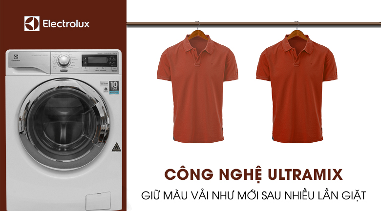 Máy giặt sấy Electrolux Inverter 10 kg EWW14023