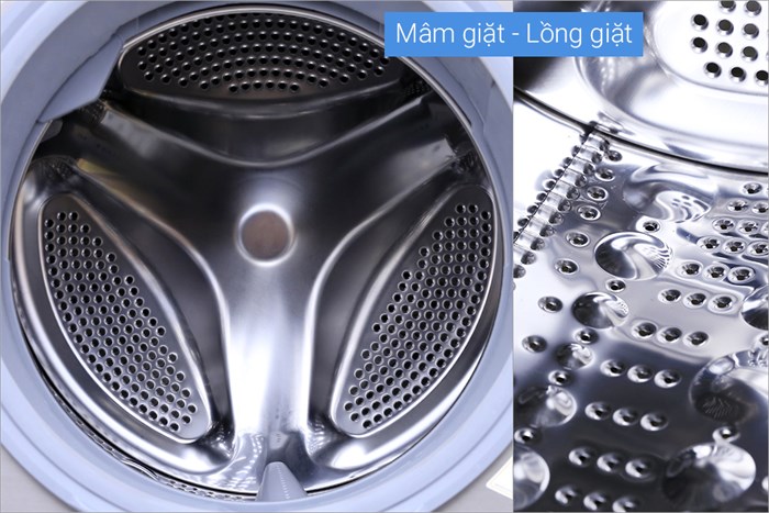 Máy giặt sấy LG Inverter 9kg FC1409D4E Màu Xám