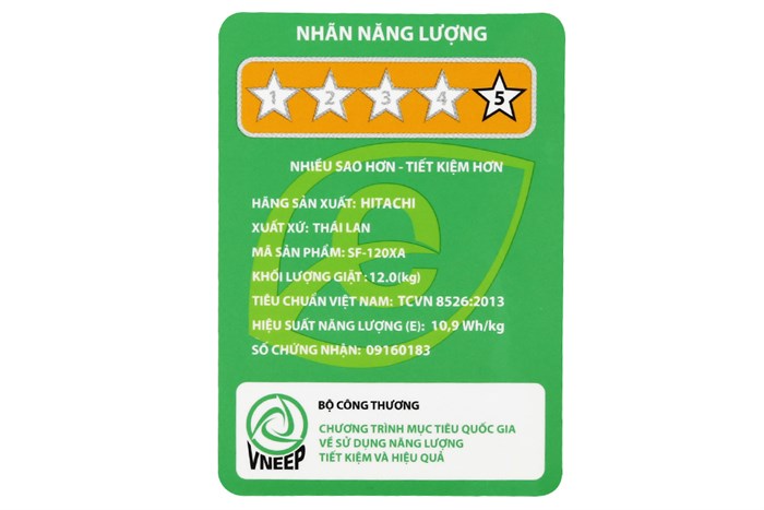 Máy giặt Hitachi SF-120XA 220-VT (COG-W)