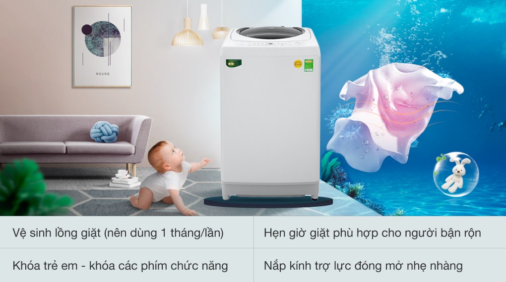 Máy giặt Toshiba 9kg AW-G1000GV WG