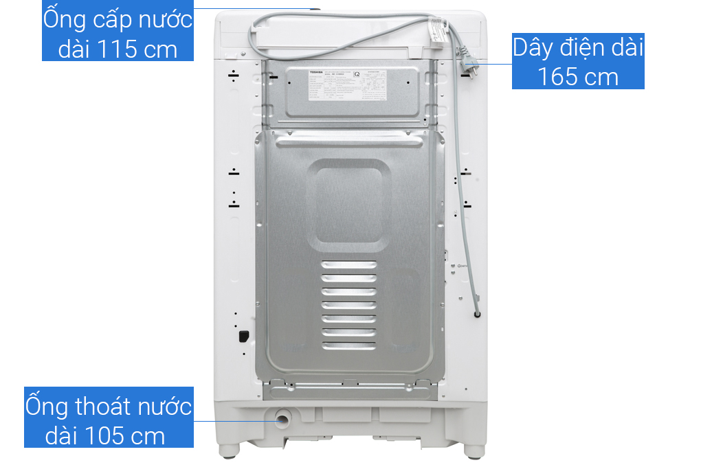 Máy giặt Toshiba 9kg AW-G1000GV WG Màu Trắng - Xám
