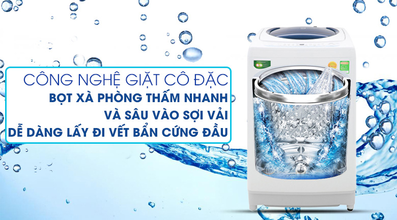 Giặt cô đặc - Máy giặt Toshiba 10 kg AW-G1100GV WB