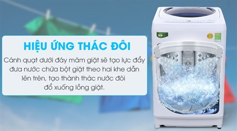 Hòa tan bột giặt nhanh hơn với hiệu ứng thác nước đôi