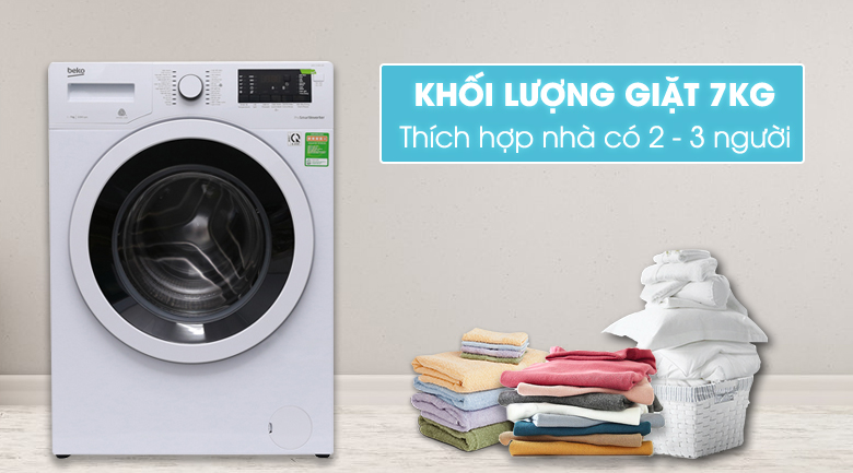 Khối lượng giặt - Máy giặt Beko WMY 71083 LB3 